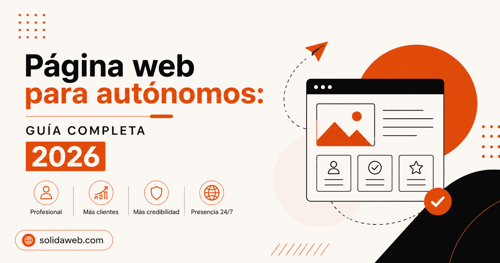 Página web para autónomos: guía completa 2026 solidaweb.com